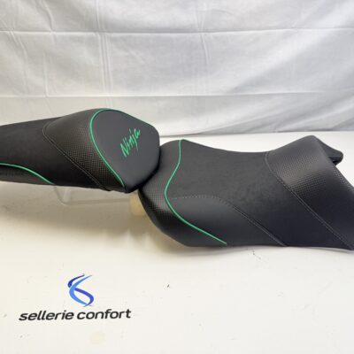 Selle confort kawasaki Ninja1000 -1100 SX rabaissé côté pilote - 2 cm avec gel 2 places
