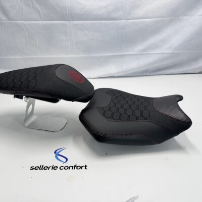 Selle confort moto KAWASAKI ZH 2 nid d'abeille noir